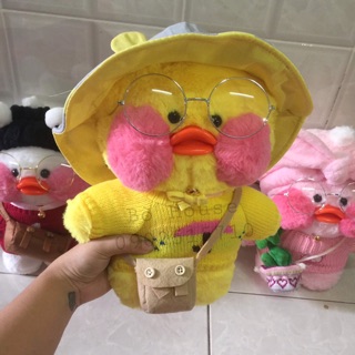 Thú nhồi bông vịt Lalafanfan ( kèm ảnh thật)