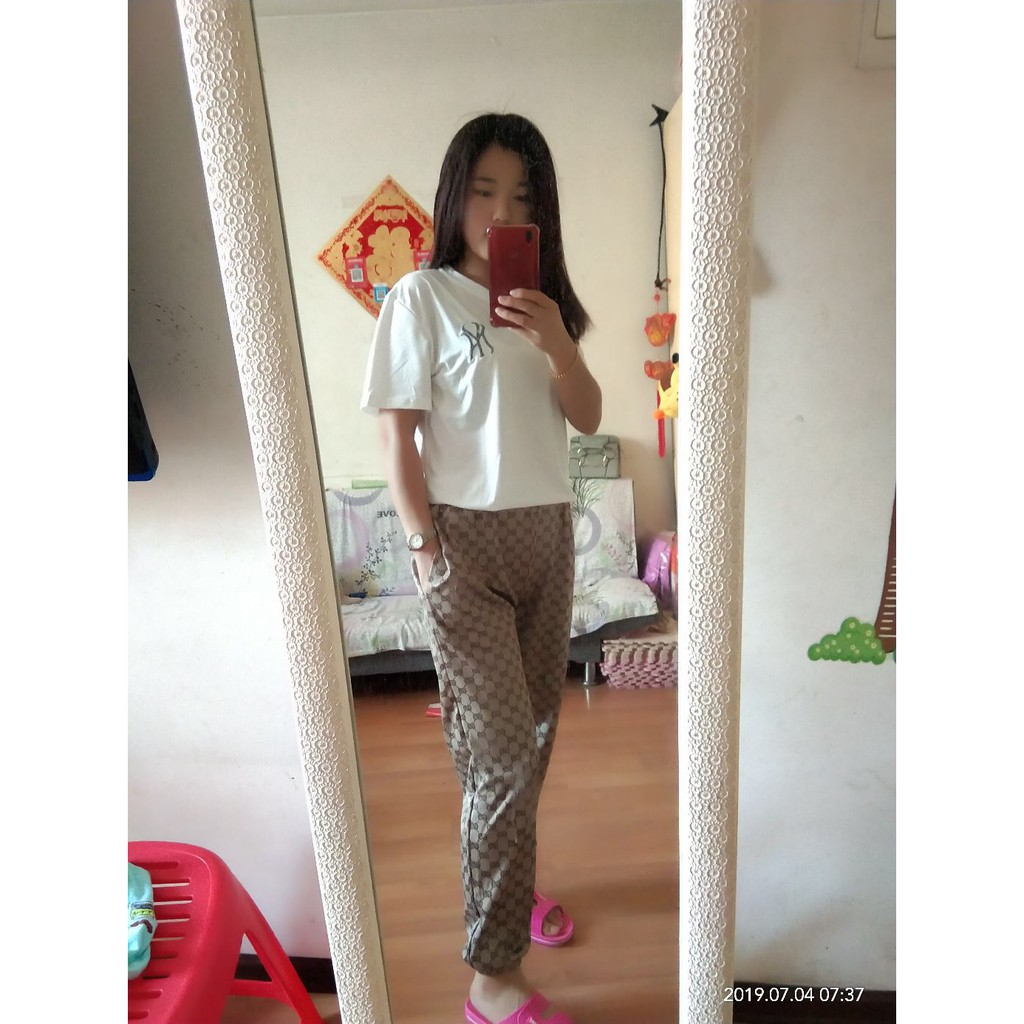 [Sẵn Hàng]♥️Set Áo+Quần NY Ulzzang(ảnh thật)Fzsize