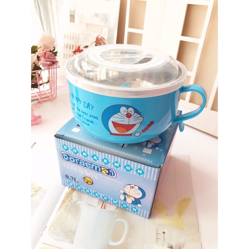 Tô nhựa inox HELLO KITTY - DOREMON DORAEMON