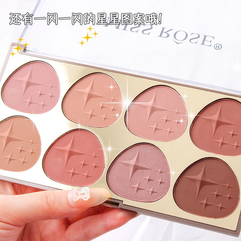 Bảng Phấn Má Hồng Missrose Màu Sắc Tươi Sáng Lâu Trôi Không Phai Màu