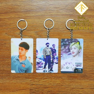 (In TYC) Móc khóa Card nhựa pvc - In Hình Theo Yêu Cầu