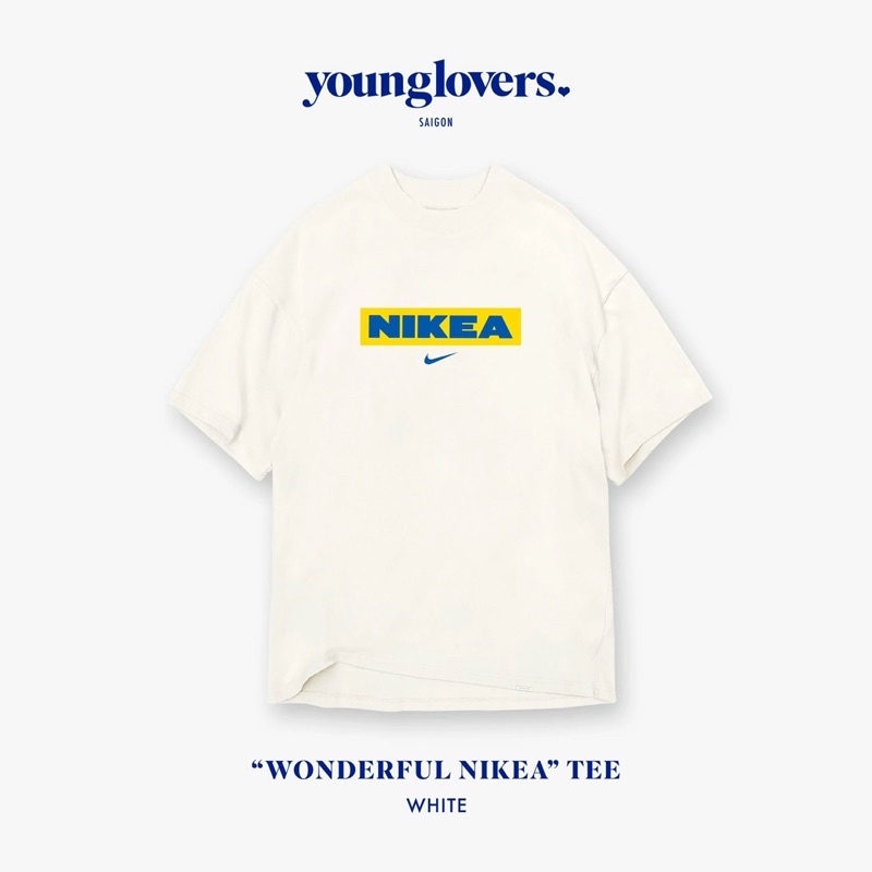 Áo thun kết hợp hai thương hiệu IKEA và NIKE