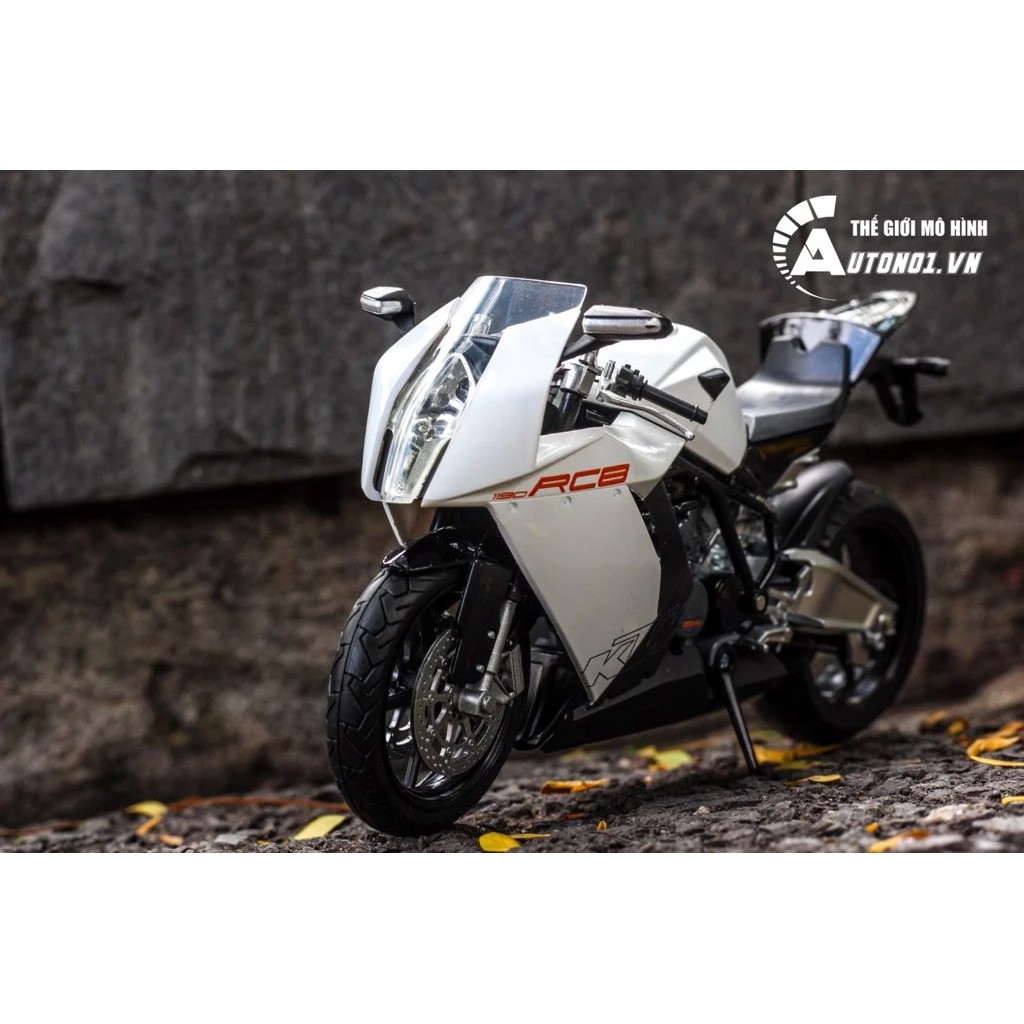 MÔ HÌNH XE KTM RC8 WHITE 1:12 JOYCITY 6804