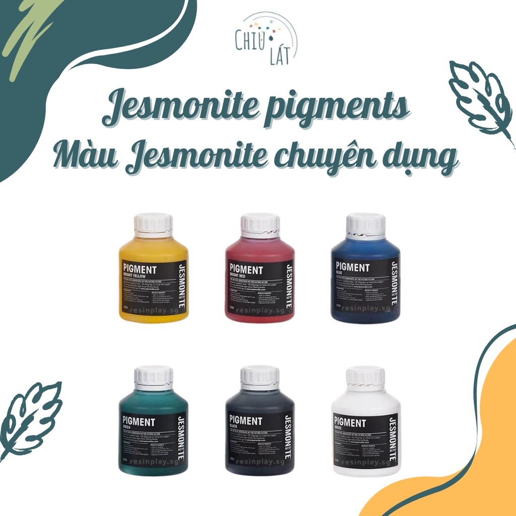 Jesmonite pigment - Màu Jesmonite chuyên dụng cho bột và dung dịch Jesmonite