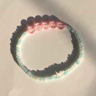 Vòng hạt cườm pastel nhiều màu