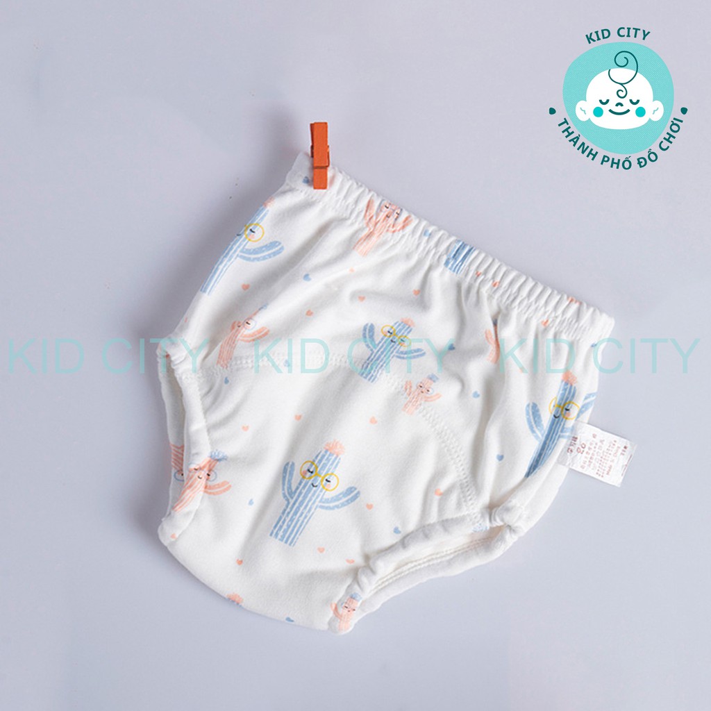 Quần bỏ bỉm 6 lớp Kid City, chất liệu mềm mại, thoáng mát, chống hăm cho bé từ 4-17kg