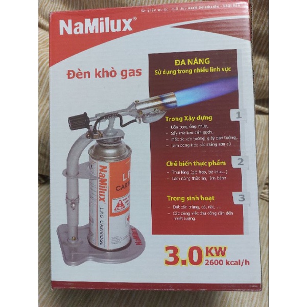 Đèn khò gas có chân đế namilux