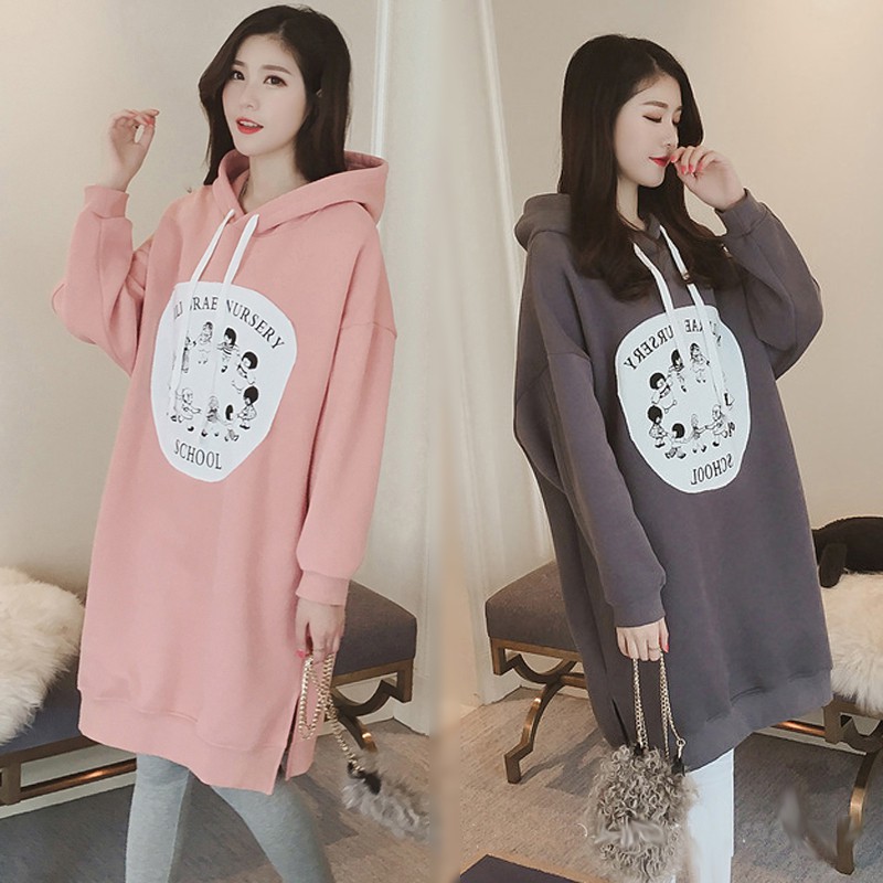 Áo Ulzzang nữ dài form rộng Hàn Quốc Order