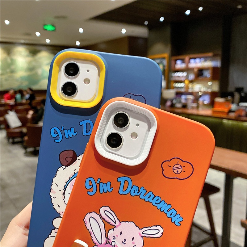 Ốp điện thoại silicon chống sốc họa tiết hoạt hình thích hợp cho iPhone 13 pro max 12 11 pro max 7 8 plus