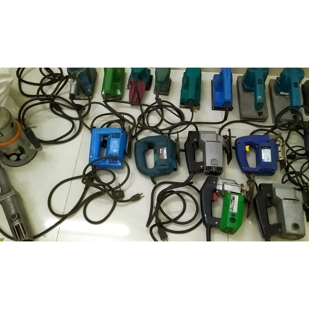 MÁY NHẬT BÃI NỘI ĐỊA ĐIỆN 100V - MÁY CHÀ NHÁM RUNG, CƯA LỌNG