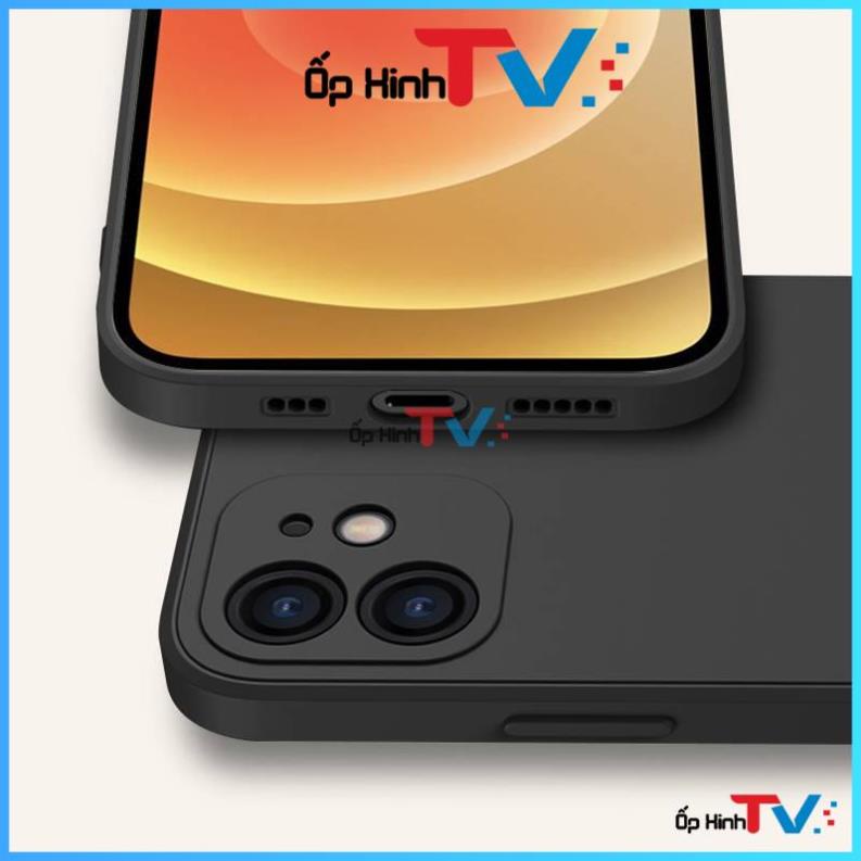 Ốp lưng iPhone Nike cạnh viền vuông silicon mềm dẻo bảo vệ camera cho iphone 6/6s/7/8/X/XS/11/12/13 Pro Plus Max