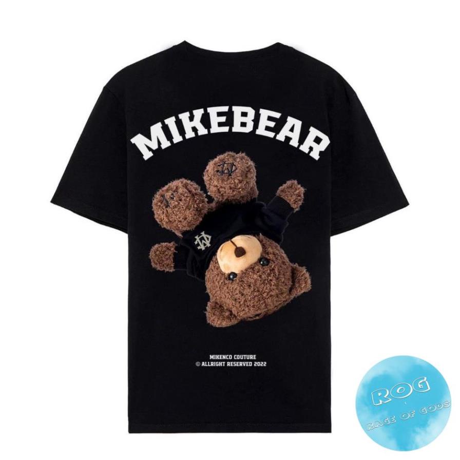 Áo thun tay lỡ MIKEBEAR Streetwears SG , Áo thun unisex nam nữ from rộng oversize chất liệu cotton