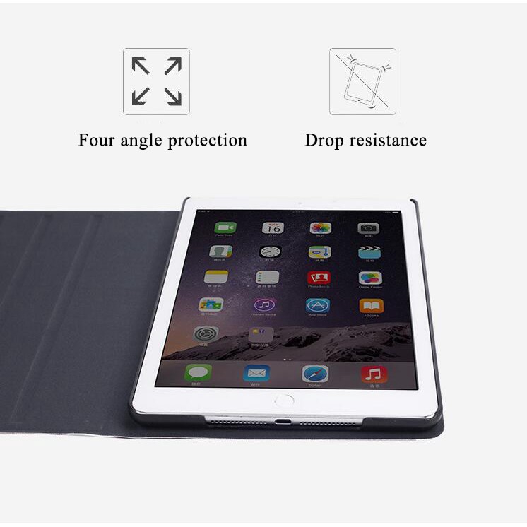 Bao da PU chống sống thông minh bảo vệ cho iPad 9.7 2017 2018 A1893 iPad 2/3/4/5/6 Air1/2/3 Mini12345 10.5