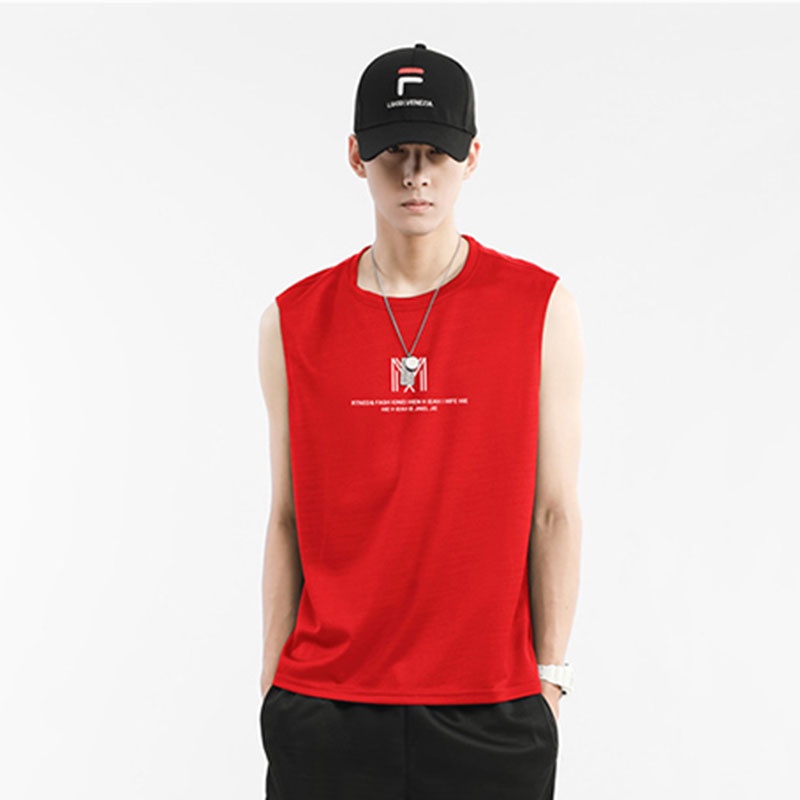 Áo Thun Thể Thao Sát Nách Form Rộng Thời Trang Mùa Hè Cho Nam