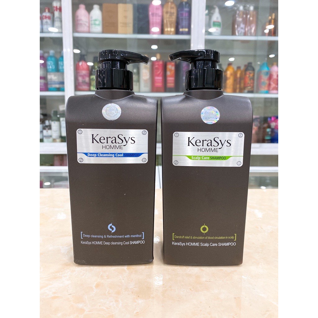 Dầu Gội Dành Cho Nam Kerasys Cao Cấp Hàn Quốc 550ml hương thơm nam tính tạo nếp tóc ngăn Gàu và Ngứa