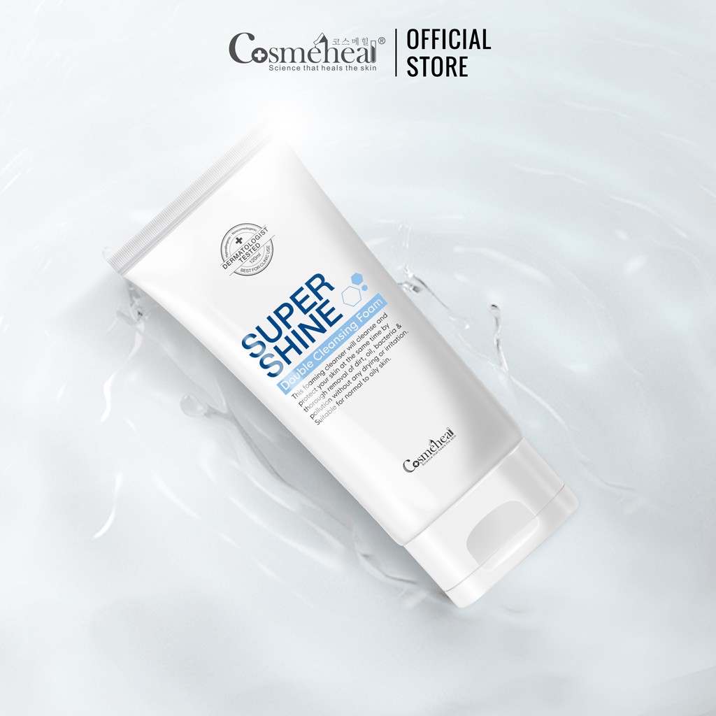 Sữa Rửa Mặt Làm Sạch Sâu COSMEHEAL SuperShine Double Cleansing Foarm (120ml)
