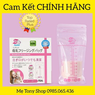 [Đạt Chuẩn Quốc Tế] Hộp 50 Túi Trữ SAMI NHẬT BẢN Chính Hãng 250ml (Đã Tiệt Trùng 100%)