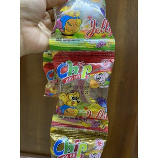Dây 10 gói kẹo chip dẻo Hải Hà loại 12g