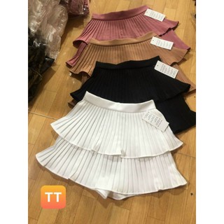 Chân váy tầng xếp ly