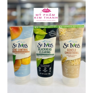 Sữa rửa mặt sạch mụn đầu đen st.ives trà xanh 170g