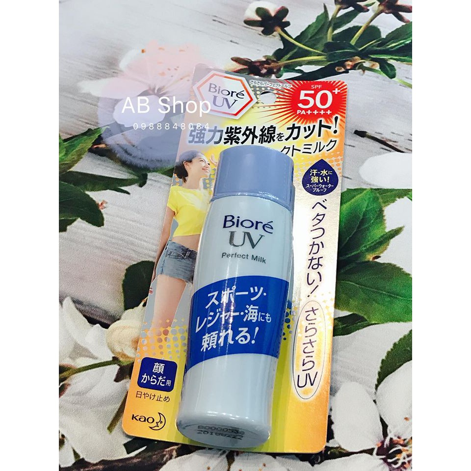 Công dụng của sữa chống nắng Biore UV Perfect Milk SPF50+PA++++