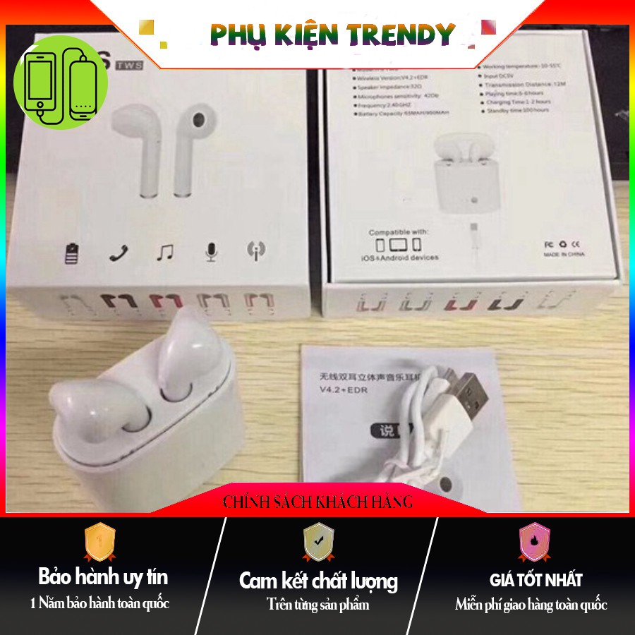 [HOT TREND] - [ HOT TREND ] TAI NGHE BLUETOOTH AIRPOD I7S TWS CHUẨN HÀNG AUTH