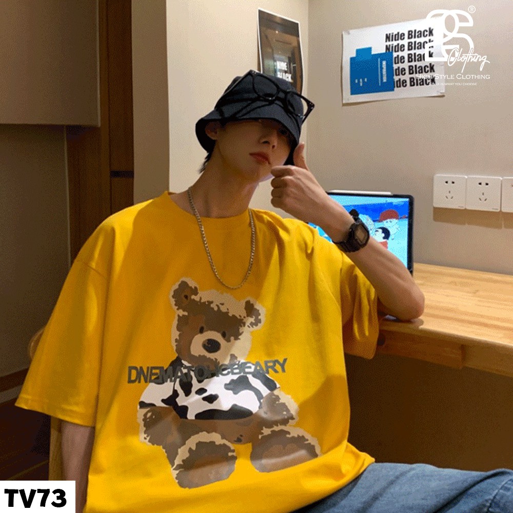 Áo Phông Nam Ngắn Tay 2s Clothing Áo Phông Tay Lỡ Basic Cotton Oversize Form Rộng Giá Rẻ In Hình Pull & Bear TV5061 | BigBuy360 - bigbuy360.vn