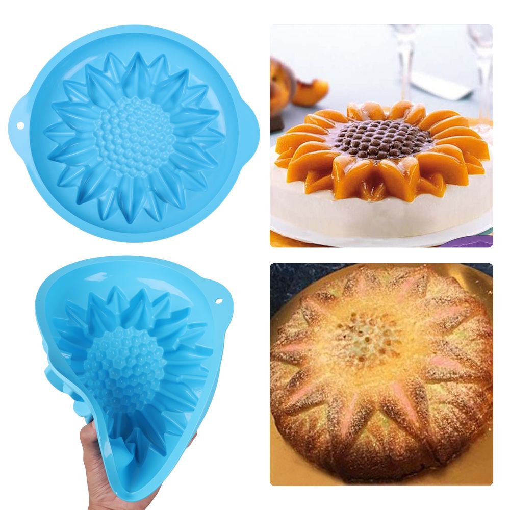 Khuôn Silicone Tạo Hình Làm Bánh Kẹo Hình Hoa Hồng/Chim/Chim 3D DIY