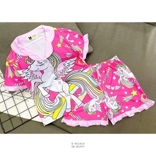 Bộ lửng Pijama cho bé gái