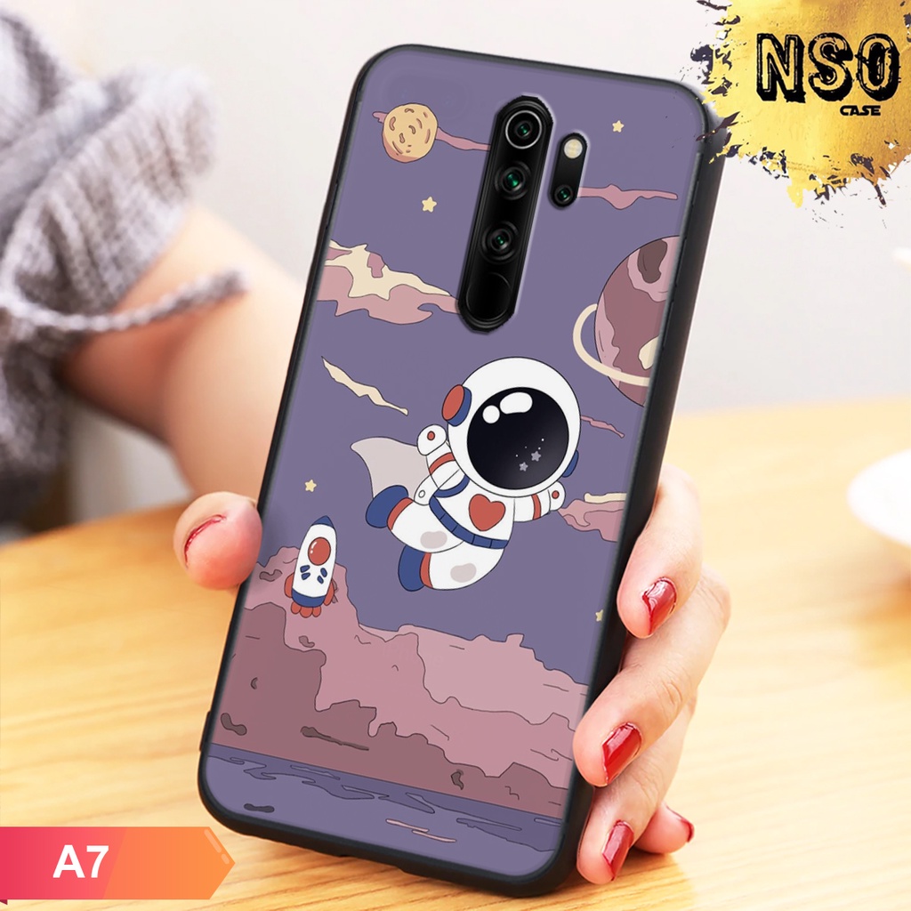 Ốp Lưng Xiaomi Redmi 9 - Xiaomi Redmi Note 8 Pro - Xiaomi Redmi Note 8 In Hình Phi Hành Gia Chất