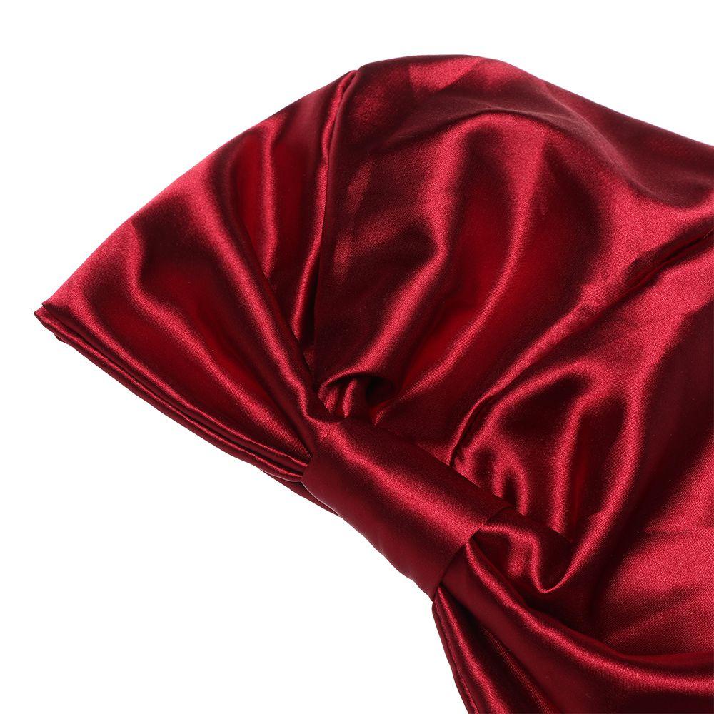 UPSTOPVN Mũ Turban Thắt Nút Bằng Vải Satin Thời Trang Dành Cho Nữ