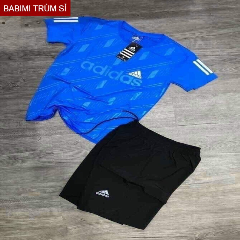 Bộ Cộc Tay Thể Thao Nam adidas ❤️ Freeship ❤️ Cổ Tròn chất Thun Lạnh Mềm mát | BigBuy360 - bigbuy360.vn