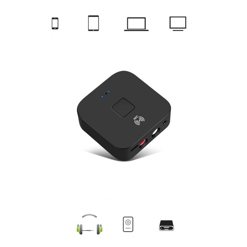 Thiết Bị Nhận Tín Hiệu Âm Thanh Bluetooth 5.0 Bls-B11 Nfc 3.5mm Cho Loa Xe Hơi | BigBuy360 - bigbuy360.vn