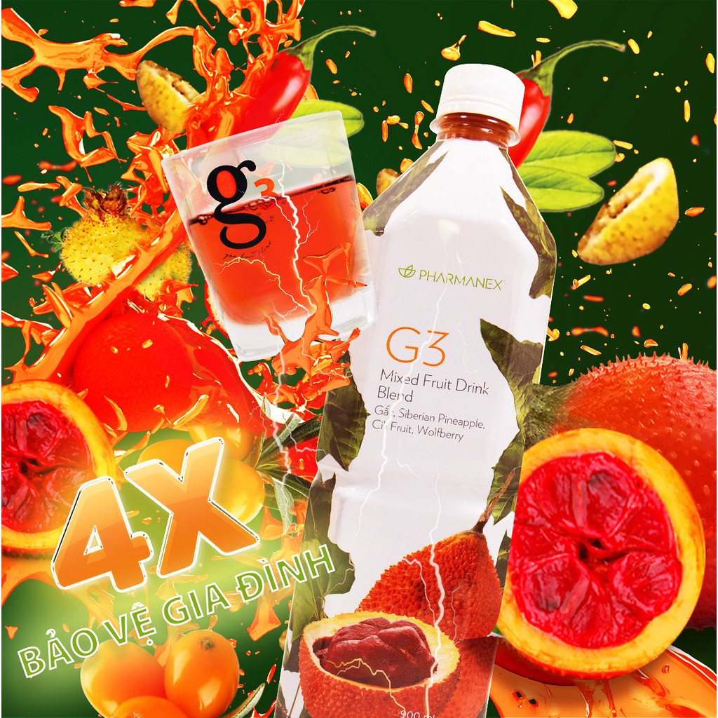 Nước gấc G3 Nuskin (1 cặp 2 chai)