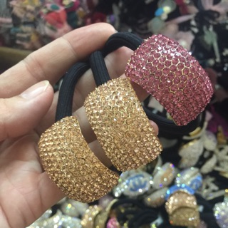 Day buộc tóc gắn đá cao cấp