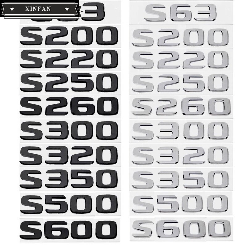 Miếng Dán Trang Trí Xe Hơi Mercedes Benz W220 W221 S200 S220 S250 S300 S320 S350 S500 S450 S55 S63 S65 S260 S400 S450 S420 S550 S600