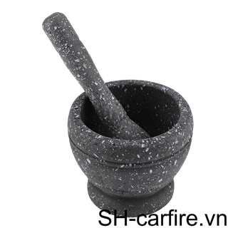 Bộ chày cối và cối giã tỏi bằng đá granite đa năng tiện dụng cho nhà bếp