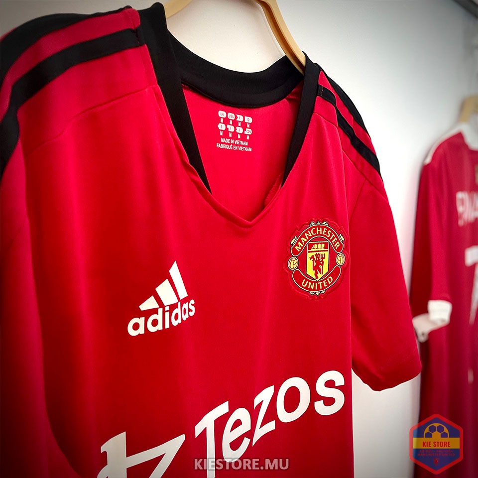 Set bộ thể thao quần áo bóng đá CLB Manchester United phiên bản SPF/ Bộ quần áo MU Tezos đỏ 2021 vải Thái xịn
