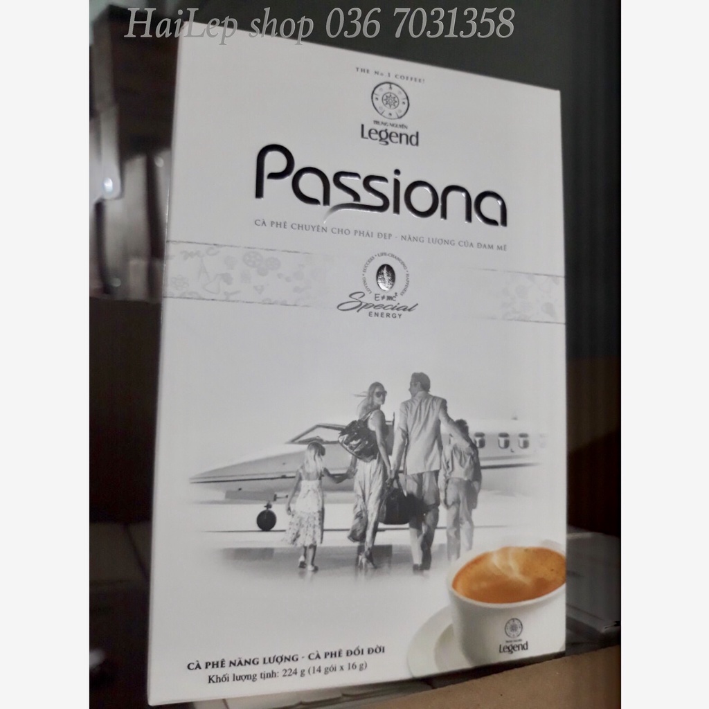 PASSONA_Cà phê Trung Nguyên Passiona hòa tan 4in1 hộp 14 gói 16gr