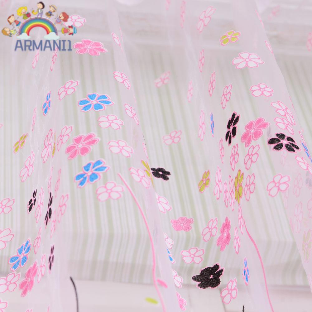 ARMANI rèm cửa sổ Vải Tuyn Xuyên Thấu Họa Tiết Bong Bóng