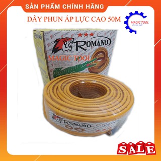 Dây rửa xe 50m áp lực cao romano dây phun xịt áp lực cao