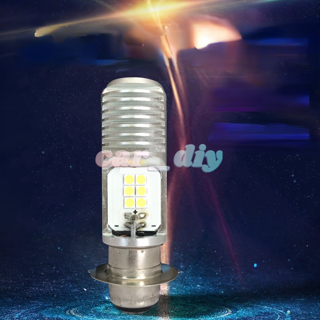 Đèn Pha LED T19 AC / DC 80v H4 HS1 BA15D P15D-25-1 8LEDs 1000lm 6000K 8W 1PC Chất Lượng Cao