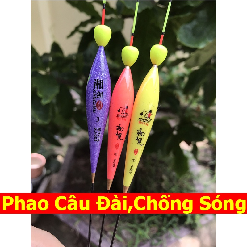 [Phao Câu Cá] Phao Câu Đài,Phao Hạt Chạy Chống Sóng, Phao Câu Đơn Nano