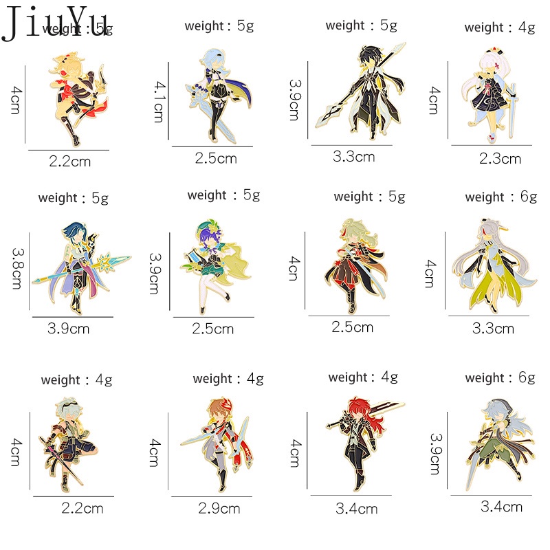 Huy Hiệu Cài Áo Hình Hoạt Hình Anime Dễ Thương