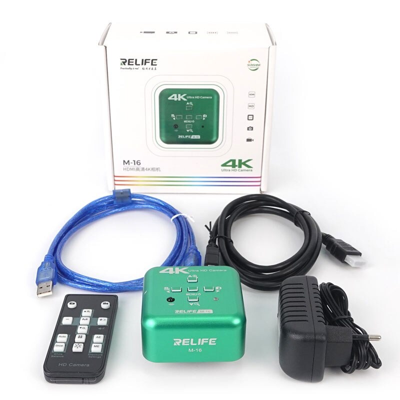 Camera Relife M-16 HDMI 4K cho kính hiển vi, CCTV, CTV xuất ra màn hình