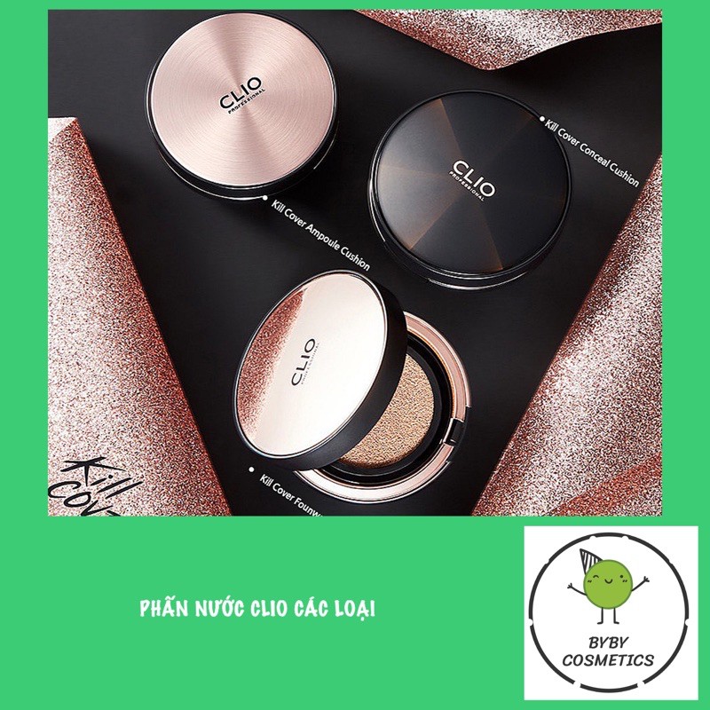 [Kèm lõi thay thế] Phấn nước CLIO Kill Cover
