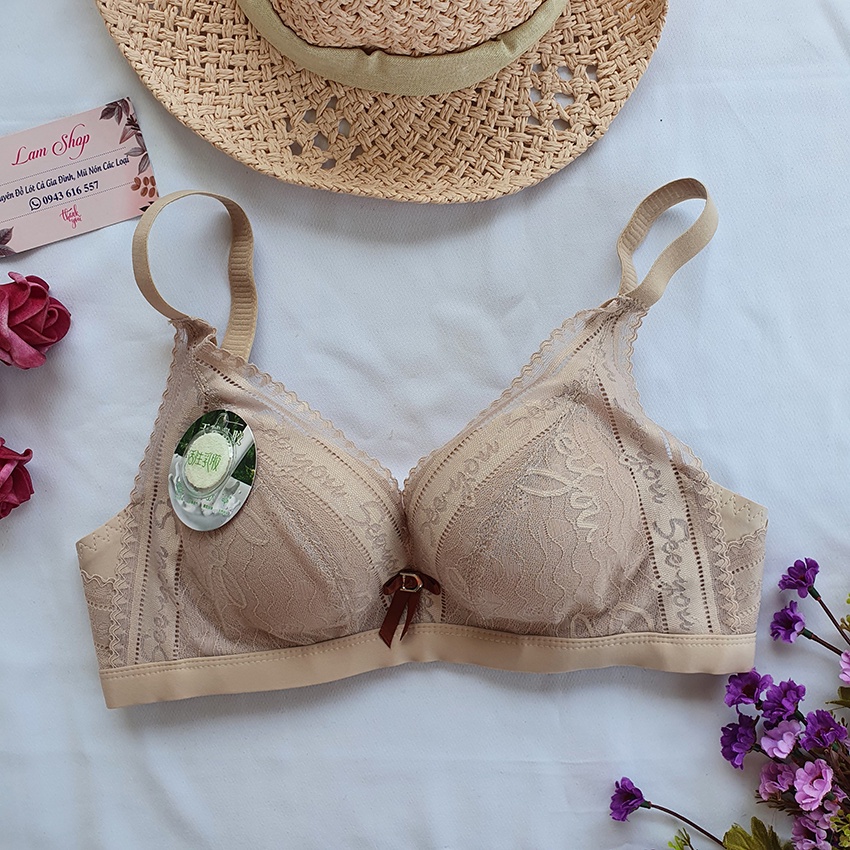 [2174] Áo Ngực cao cấp - Không gọng - Đệm dày - Chất Ren mềm mại, quyến rũ