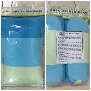 bộ gối và chặn vỏ đậu cho bé