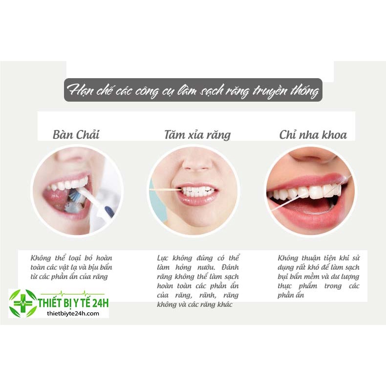 Máy Tăm Nước Cầm Tay Chính Hãng WaterPulse V400 Plus