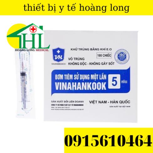 Bơm tiêm 1 lần Vinahankook 5ml